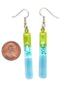 Long Glass Stick Earrings